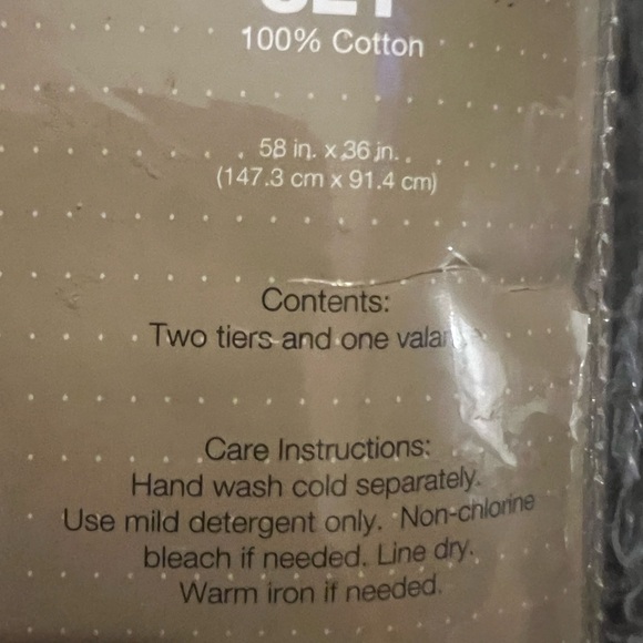 New Checkered Tier & Valance Window Set! - Picture 12 of 14